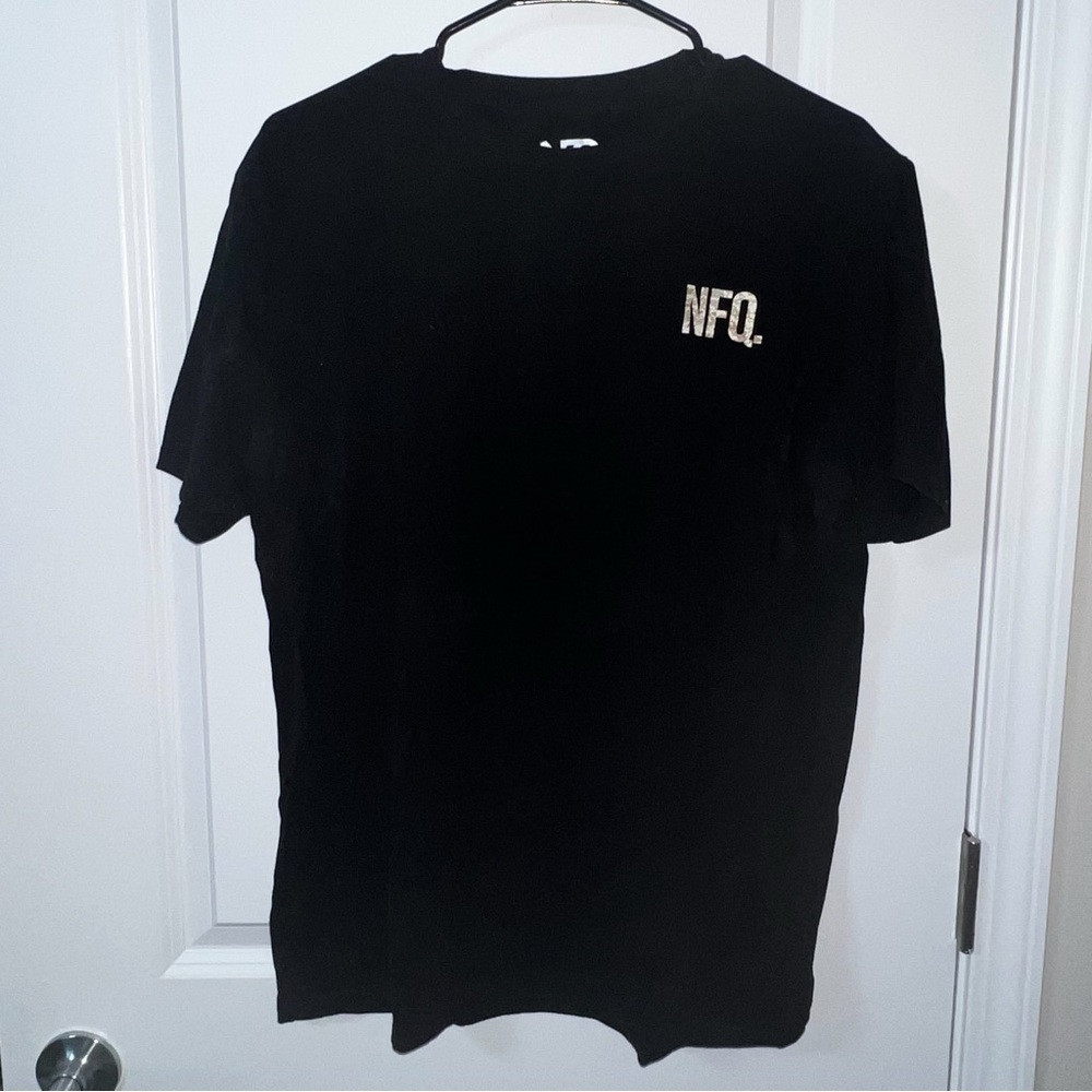 NFQ Men’s “All It Takes” Basic Training Tee - Large - Black w/ Camo